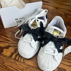Adidas Superstar with Bow size 11